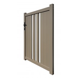 Portillon Nottingham L. 100x ht 142cm couleur Taupe RAL 7006