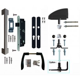 quincaillerie pour portillon gris