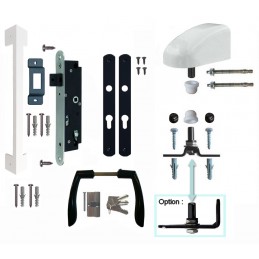 quincaillerie pour portillon blanc