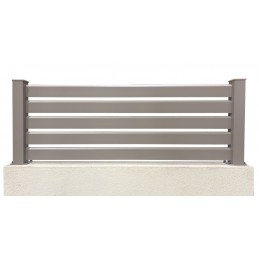 Travée Cambridge taupe ht 60cm