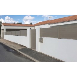 hauteur 58.5cm RAL 7006