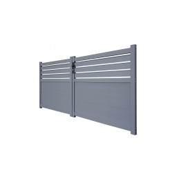 Cambridge 3m hauteur 1.25m gris