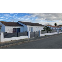 portail et portillon Cambridge ht 108 avec travées